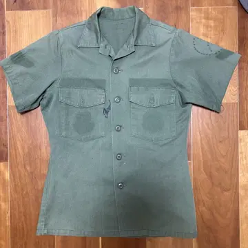 미군 실물 82년제 OG-507 반팔 셔츠 US ARMY 밀리터리