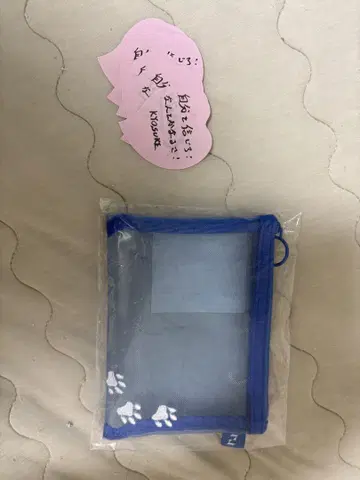후지마키 쿄스케 메쉬 파우치 낙하물 INI