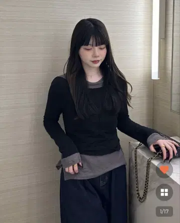 nugu 레이어드 긴팔