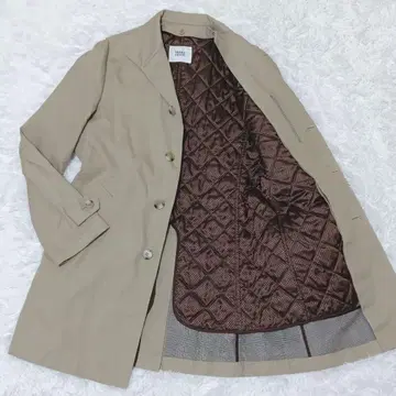 다케오 키쿠치 트렌치코트 라이너 빅 사이즈 베이지 2WAY