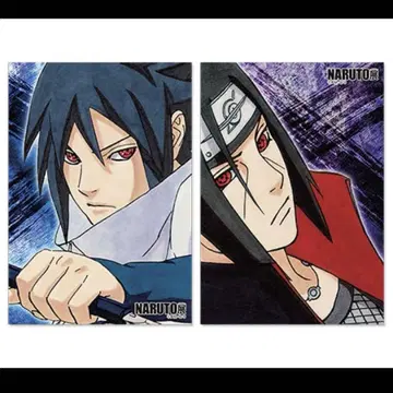 NARUTO전 나루토전 사스케 이타치 생 브로마이드 세트