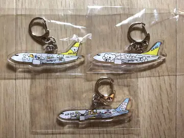 2025년 하늘의 날 AIRDO 에어두 비행기 디자인 키링 3개 세트