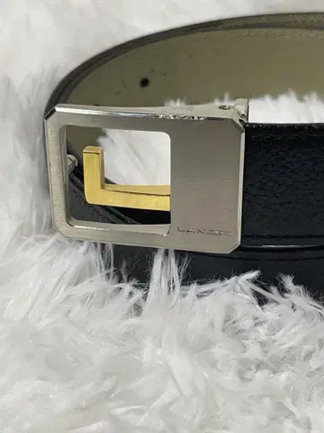 Lancel 란셀 가죽 벨트 블랙 전체 길이 82cm 프랑스제