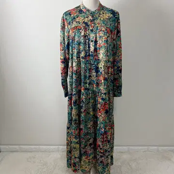 PaulineBleu 보타니컬 티어드 원피스 멀티 컬러
