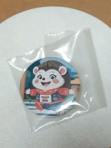 [ 한정 레어 ] 오사카 간사이 만박 루마니아관 캔뱃지 캔뱃지
