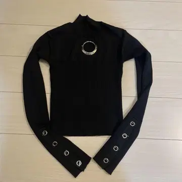 melt the lady handle open knit tops