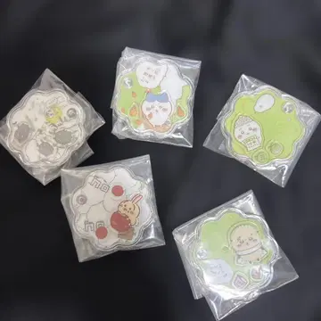 치이카와(먼작귀) 캐릭터 쉐이커 참 홀더 5개 세트