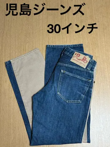 코지마 진스 배색 데님 남성용 30인치 하의