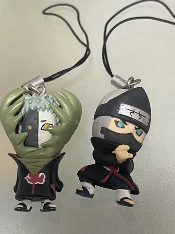 NARUTO 아카츠키 피규어 스트랩 호시가키 키사메 제츠 세트 나루토