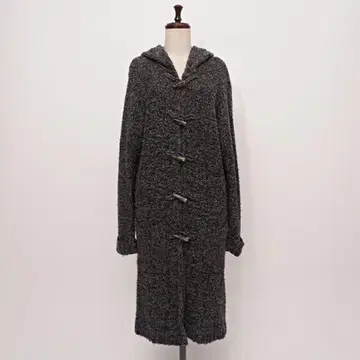 BASHECINQ 토글 롱 가디건 다크 그레이 프리*XC43
