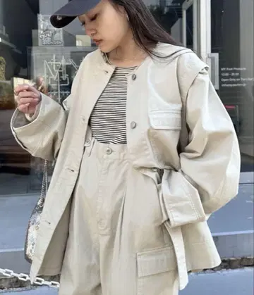 CIAOPANIC TYPY 멀티 웨이 데님 워크 자켓