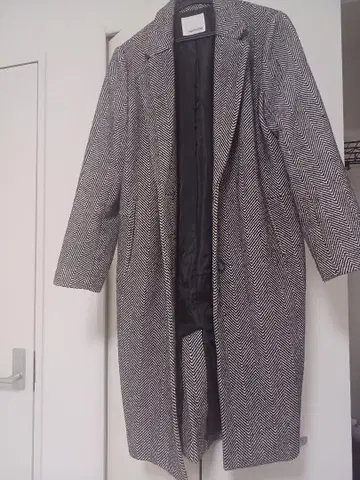 TWINROOM 헤링본 체스터 코트