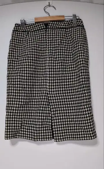 MICHEL KLEIN 하운드 투스 타이트 스커트 36