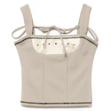 Andmary Luca stitch tops beige