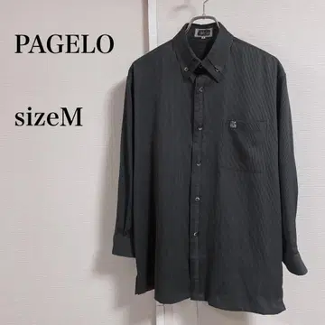 PAGELO 스트라이프 긴팔 셔츠 sizeM