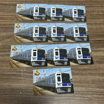 [익명 배송] 세이부 철도 토모니 카드 6000계 10장 세트