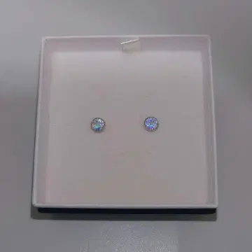 캐치 없는 쥬얼리 츠츠미 오팔 귀걸이 K10