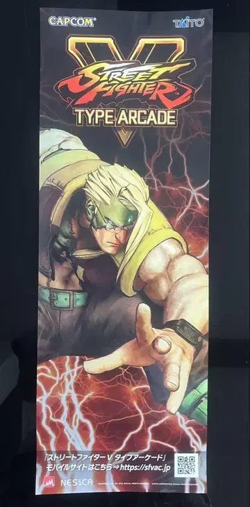 스트리트 파이터 V 단편 포스터 내쉬 CAPCOM