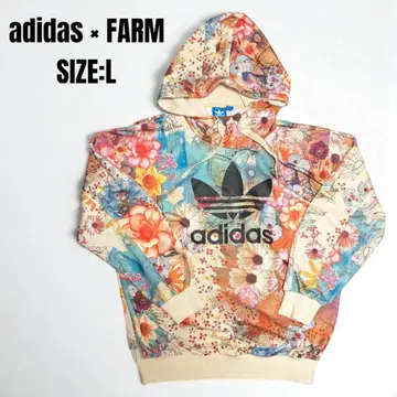 레어 새상품급 adidas x FARM 아디다스 퍼 후드티 L사이즈