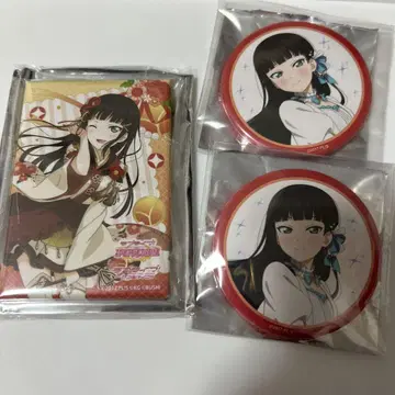 러브 라이브 Aqours 캔뱃지 Aqours 쿠로사와 다이아
