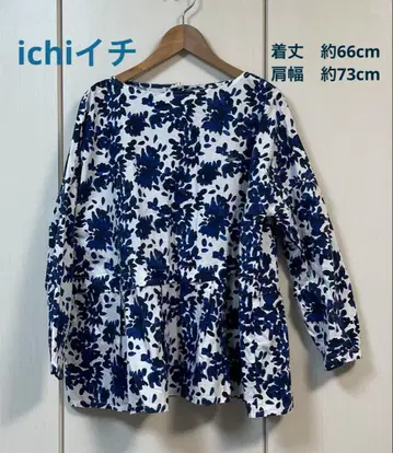 새상품급 ichi 이치 블라우스 셔츠 면 100%