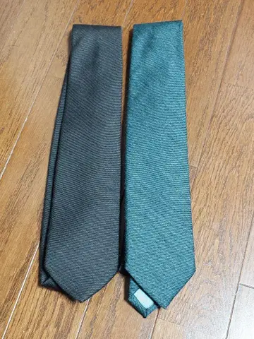 STEFANO BIGI 스테파노 비기 울 넥타이 그레이 브라운
