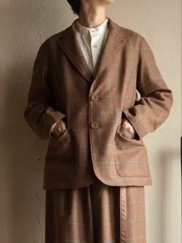 [남성용] SUSURI 스스리 체크 디그 자켓