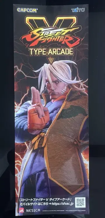 스트리트 파이터 V 단책 포스터 제쿠 제쿠 CAPCOM