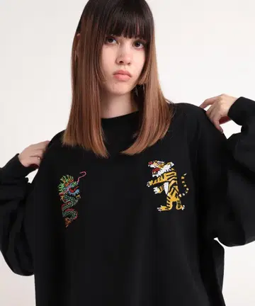 RNA 드래곤&트라 OSAKA BIG 롱T 오버 사이즈 한정품