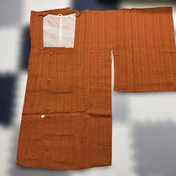 오렌지 겉옷 순수 실크 교육용 실 포함 (미사용)