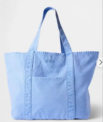택 포함 새상품! 완판 GAP 로고 토트백 유니온 블루