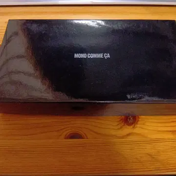 MONO COMME CA 블랙 가죽 장지갑