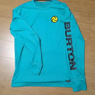 BURTON 터콰이즈 롱 슬리브 티셔츠