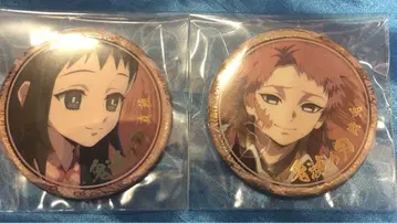 귀멸의 칼날 ufotable cafe 종막 금박 캔뱃지 마코모 사비토