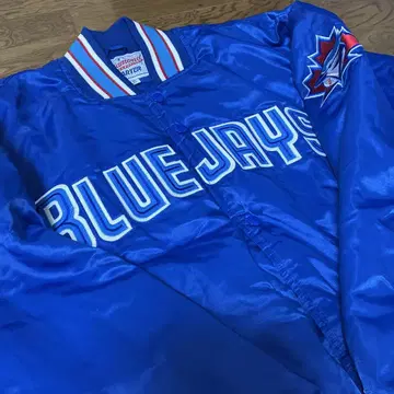 90년대 후기 MLB 토론토 블루제이스 새틴 자켓 L