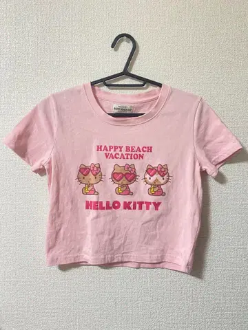 헬로키티 해피 비치 데이 티셔츠 S 사이즈