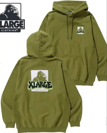XLARGE 올리브 후드티