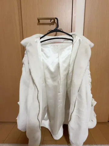 리본 토끼 귀 퍼 블루종