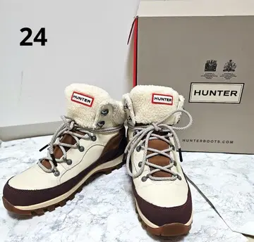 HUNTER 익스플로러 미드 레이스 롱 부츠