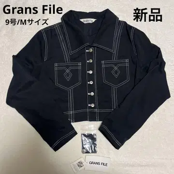 [ 새상품 ] Grans File 자켓 블랙 9호 M 사이즈 빈티지