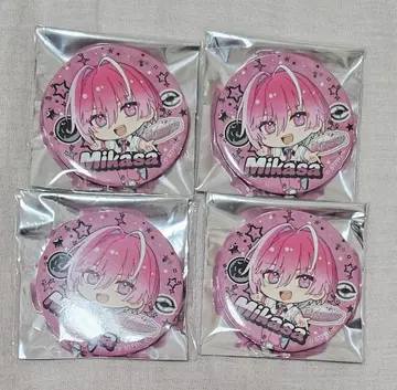 미카사 봄 캔뱃지 기본 3개 묶음 판매