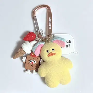 자라자라 키링 자라자라 가챠가챠 mojojojo 옐로우 컬러