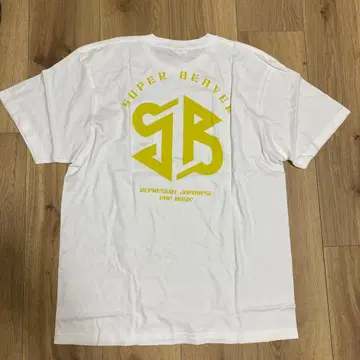 SUPER BEATER T셔츠 화이트