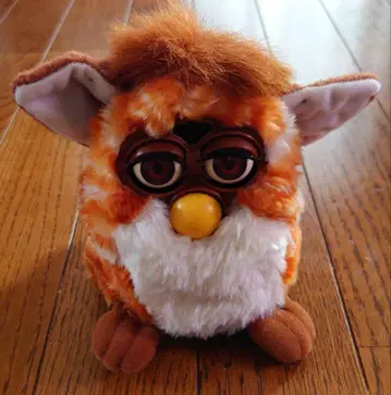 레어 1999년산 Furby 퍼비 기린 패턴 TOMY