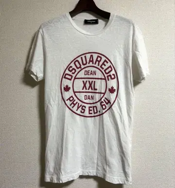 DSQUARED2 디스퀘어드 오버 사이즈 로고 프린트 티셔츠