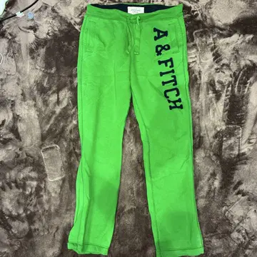 아바클로 Abercrombie & Fitch 그린 조거 팬츠 L