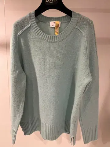 ALLUDE 캐시미어 니트 스카이블루 프리 사이즈