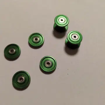 미니 사륜구동 롤러 그린 13mm 6개 세트