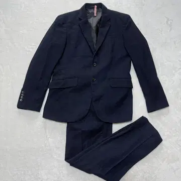 새상품급 GU 셋업 자켓 팬츠 네이비 M 311-307722