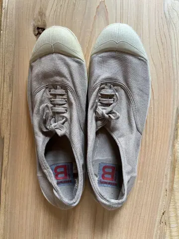프랑스 BENSIMON 벤시몬 캔버스 스니커즈 베이지 39
